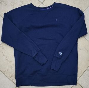 Large Champion Blue Sweatshirt PTP 21"‎